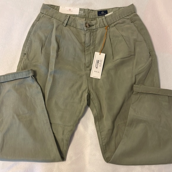 AG    The Evan High Waist Crop Pants. Size 27   Color: SULFUR HARVEST OLIVE - Picture 5 of 8